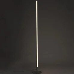 2er Set moderne Stehleuchten LED chrom - Line-up