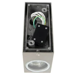 2er Set moderne Wandleuchten Stahl IP44 - Baleno II