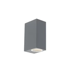 4er Set moderne Wandleuchten anthrazit IP44 - Baleno II