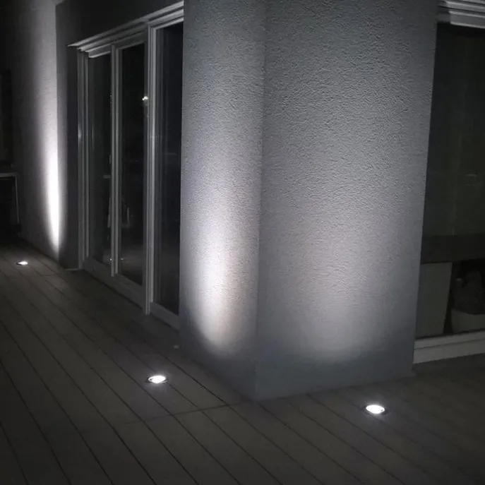 6er Set Smart Outdoor Bodenstrahler verstellbar inkl. Wifi GU10 - Delux