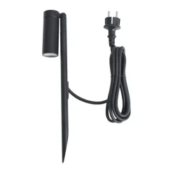 Erdspießstrahler schwarz 40cm inkl. LED Verstellbar IP65 inkl. Kabel und Stecker - Carl