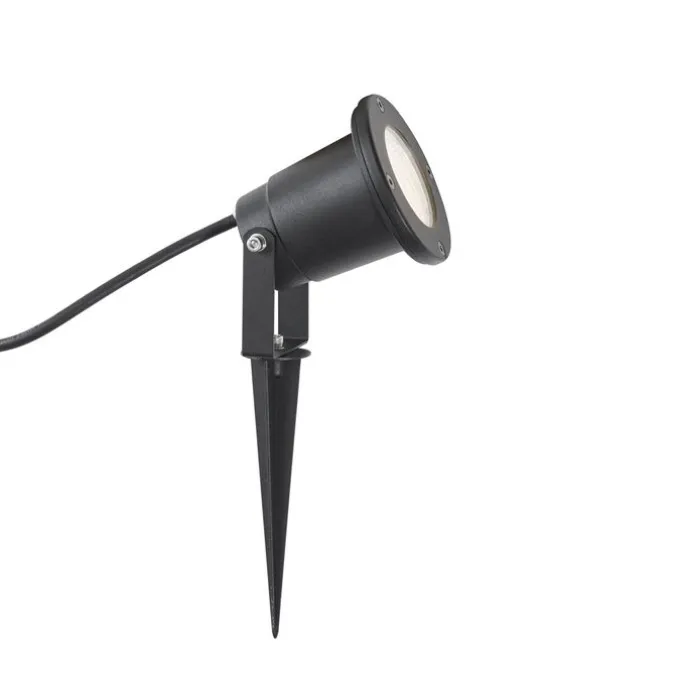 Erdspießstrahler schwarz inkl. LED verstellbar IP65 mit Kabel und Stecker - Basic