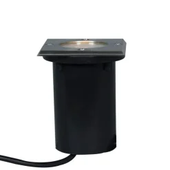 5er-Set Bodenstrahler Stahl IP65 - Basic Square