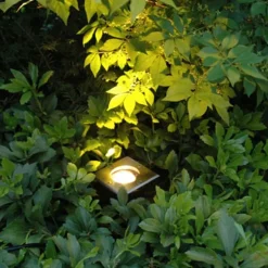 5er-Set Bodenstrahler Stahl IP65 - Basic Square