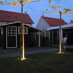 5er-Set Bodenstrahler Stahl IP65 - Basic Square