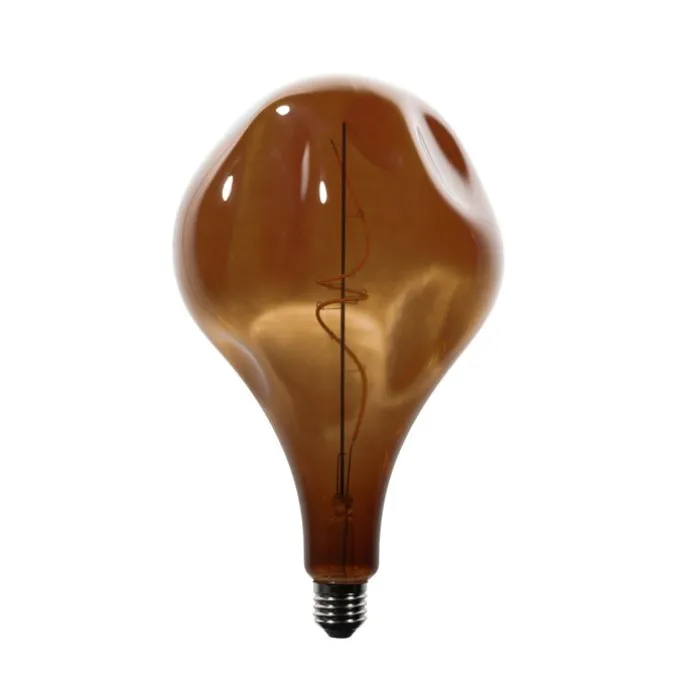 5er-Set dimmbare E27 LED-Glühbirnen PS160 Braun 4W 120 lm 1800K