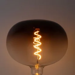 5er-Set dimmbare E27 LED-Glühbirnen G220 Braun 4,9W 130 lm 1800K