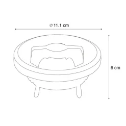 6er-Set dimmbare G53 LED-Lampen 111mm 12W 600 lm 2700K