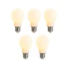 5er-Set dimmbare LED-Lampen E27 A60 matt 5W 380lm
