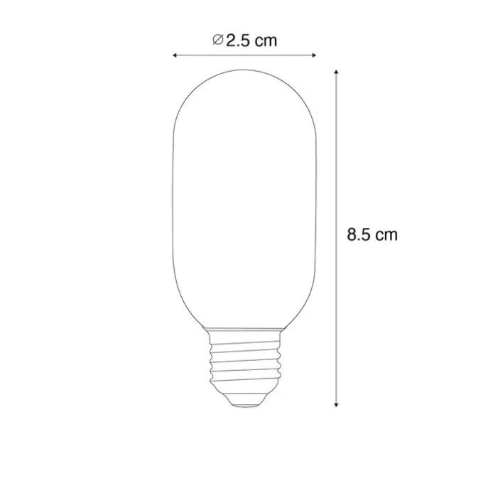 5er-Set E14 Dimmbare LED-Glühbirnen Gold T25 4W 300 lm 2200K