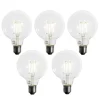 5er-Set E27 Dimmbare LED-Glühbirnen G95 5W 450 lm 3000K