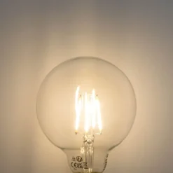 5er-Set E27 Dimmbare LED-Glühbirnen G95 5W 450 lm 3000K