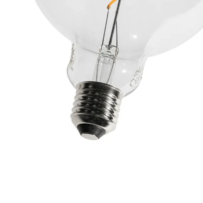 5er-Set E27 Dimmbare LED-Glühbirnen Spiralfilament G125 4W 270 lm 2200K