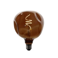 5er-Set E27 Dimmbare LED-Glühbirnen T125 Braun 4W 120 lm 1800K