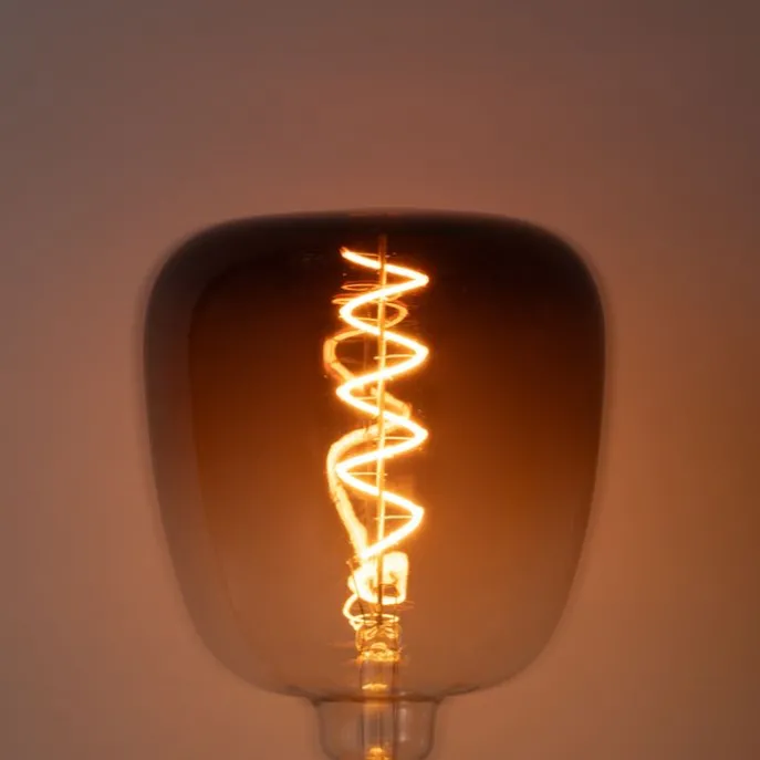 5er-Set E27 Dimmbare LED-Glühbirnen G140 Braun 4,9W 110 lm 1800K