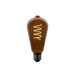 5er-Set E27 Dimmbare LED-Glühbirnen ST64 Braun 4W 100 lm 1800K