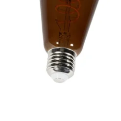 5er-Set E27 Dimmbare LED-Glühbirnen ST64 Braun 4W 100 lm 1800K