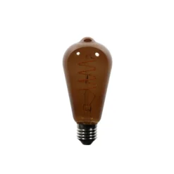 5er-Set E27 Dimmbare LED-Glühbirnen ST64 Braun 4W 100 lm 1800K