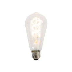 5er-Set E27 LED Spiral Filament Glühbirnen ST64 5W 400 lm 2200K