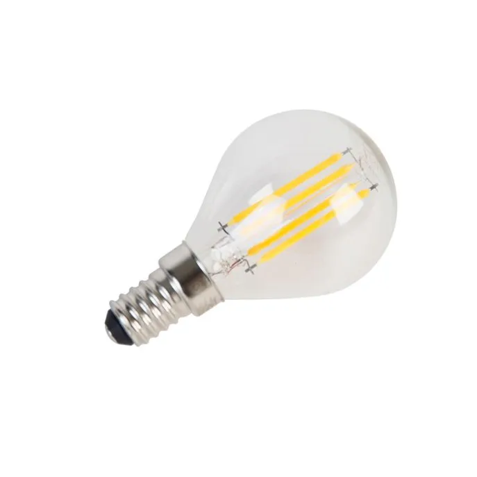 5er-Set E14 LED-Filament-Glühbirnen P45 4W 470 lm 2700K