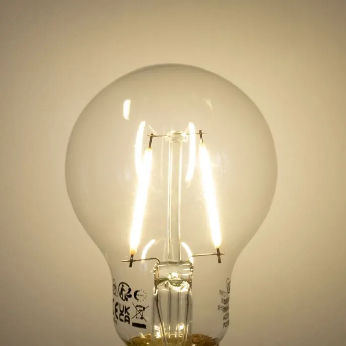 5er-Set E27 LED-Glühbirnen A60 Lux Sensor 2,5W 250 lm 3000K