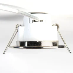 3er-Set Einbaustrahler rund Stahl inkl. LED IP65 - Simply