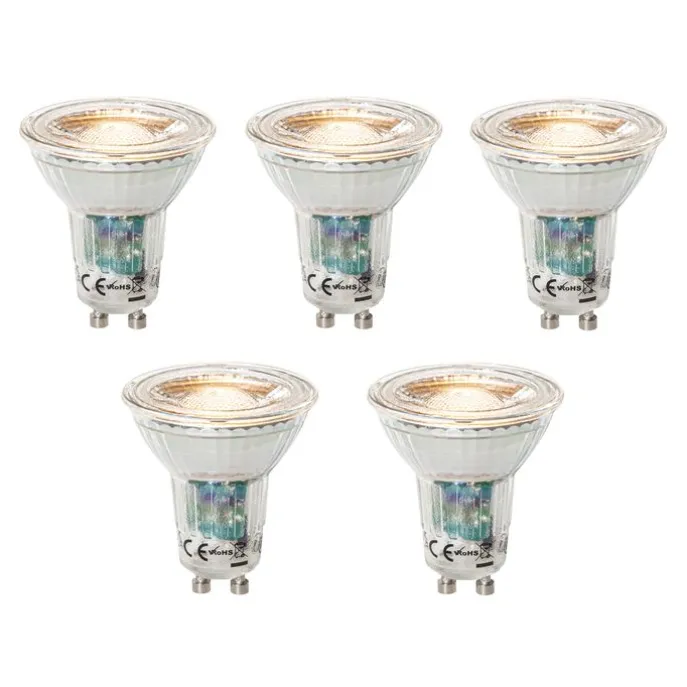 5er-Set GU10 Dimmbare LED-Lampen 3W 200 lm 2200 - 6500K