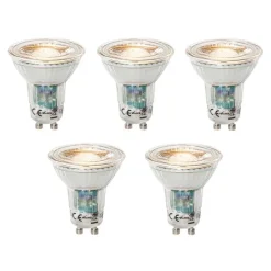 5er-Set GU10 Dimmbare LED-Lampen 3W 200 lm 2200 - 6500K