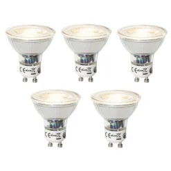 5er-Set GU10 Dimmbare LED-Lampen 7W 600 lm 3000K