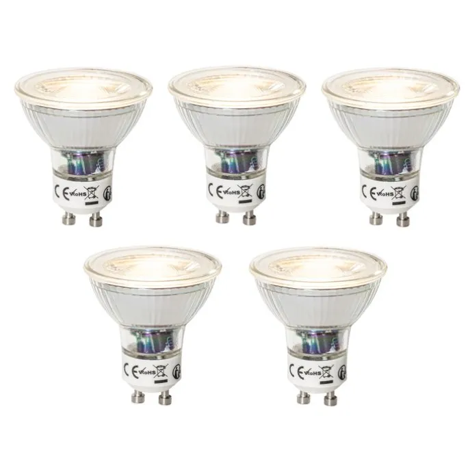 5er-Set GU10 Dimmbare LED-Lampen 7W 600 lm 3000K