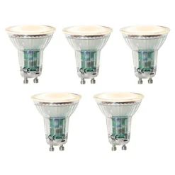 5er-Set GU10 Dimmbare LED-Lampen Dämmerungssensor 3W 200 lm 2200K