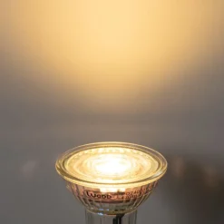 5er-Set GU10 50mm Dimmbare LED-Lampen Klar 4,9W 430 lm 2700K