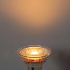 5er-Set GU10 50mm LED-Glühbirnen Klar 4,5W 360 lm 2700K