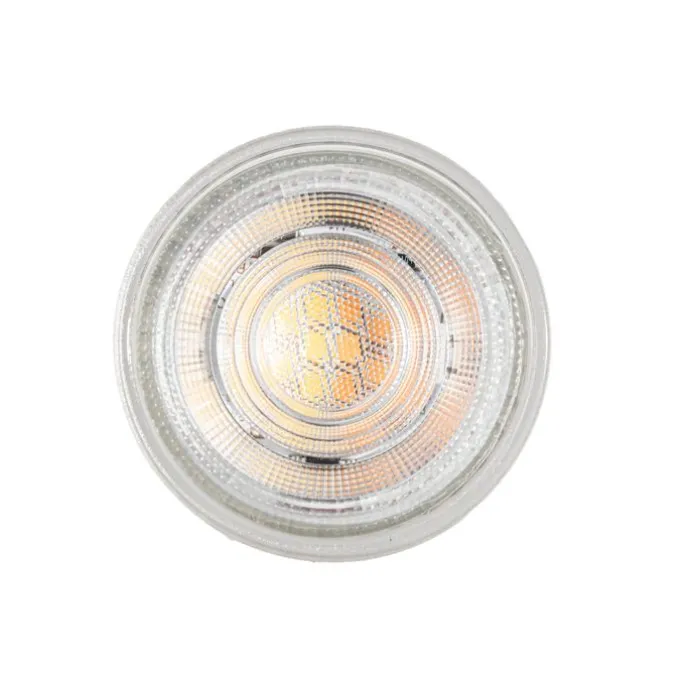 5er-Set GU10 50mm 3-Stufen-Dimmbare Kelvin LED-Lampen Klar 4,9W 450 lm 2000-2700K