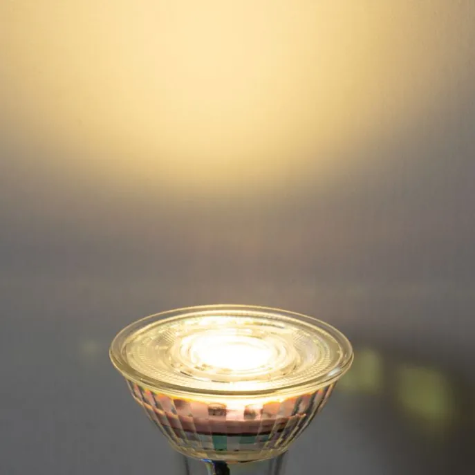 5er-Set GU10 50mm 3-Stufen-Dimmbare Kelvin LED-Lampen Klar 4,9W 450 lm 2000-2700K