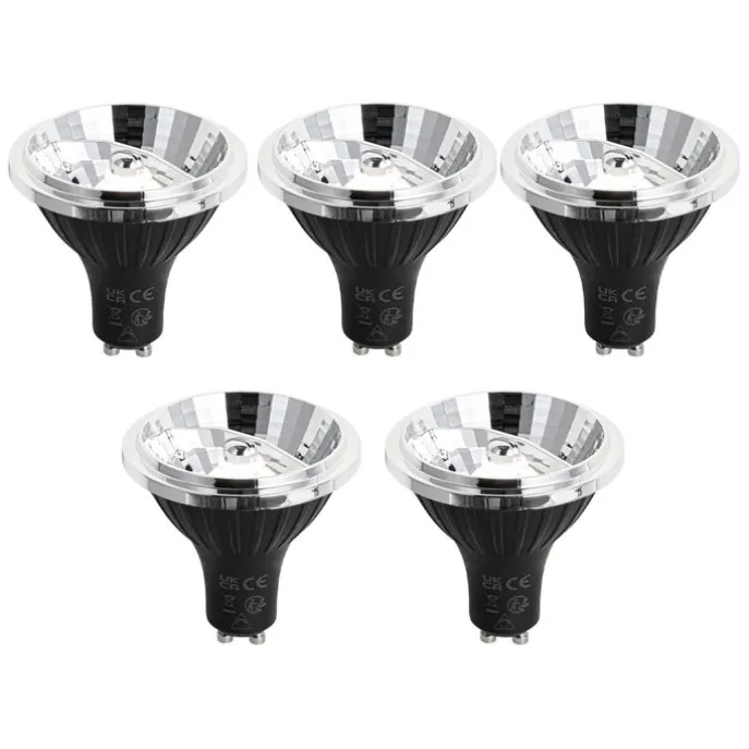 5er-Set GU10 3-Stufen-Dimmbare LED-Lampe 70mm 6,5W 600LM 4000K