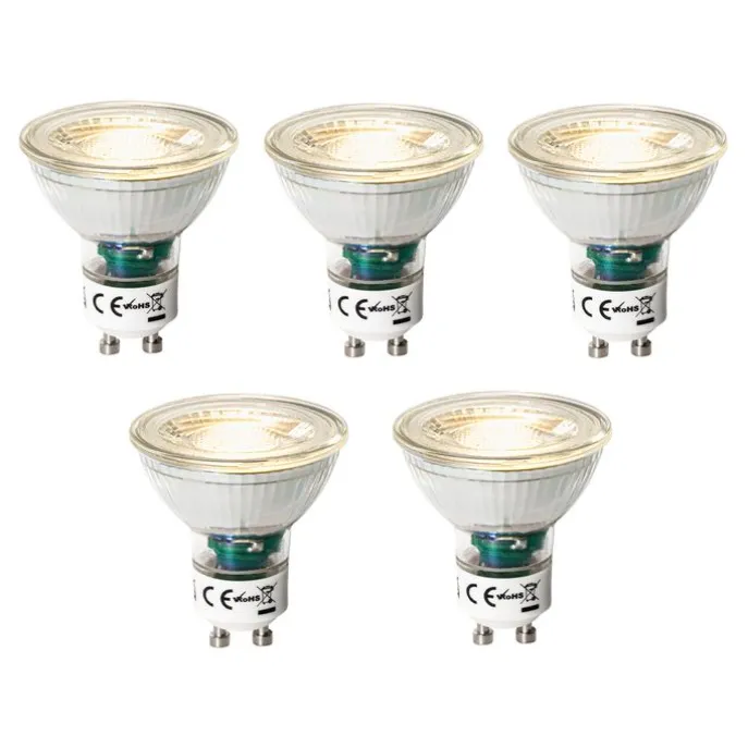 5er-Set GU10 3-Stufen-Dimmbare LED-Lampen 7W 600 lm 2700K