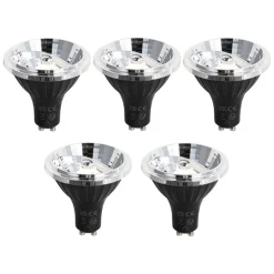 5er-Set GU10 3-Stufen-Dimmbare LED-Lampen 70mm 6,5W 600lm 2700K