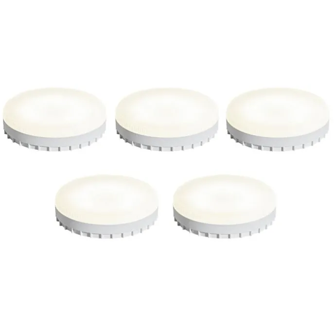5er-Set GX53 Dim to Warm LED-Lampen 7W 750 lm 2700K-4000K