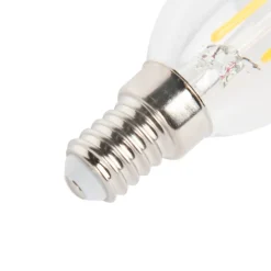 3er-Set LED-Filament-Kerzenlampe E14 3W 2700K 250lm F35 dimmbar klar
