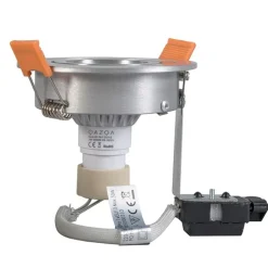 6er-Set moderne Einbaustrahler Stahl - Rondoo