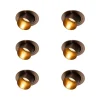 6er-Set moderne Einbaustrahler Dunkelbronze Rund Schwenkbar - Installa