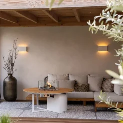 2er-Set moderne Wandleuchten weiß - Otan