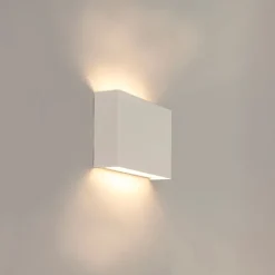 2er-Set moderne Wandleuchten weiß - Otan