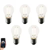 5er-Set Smart E27 LED-Glühbirnen P45 4,5W 470 lm 1800-4000K