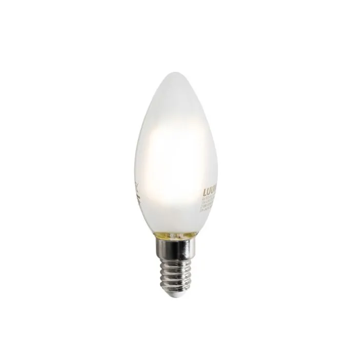 5er-Set Smart E14 LED-Glühbirnen C35 Matt 4,2W 470 lm 2700-6500K