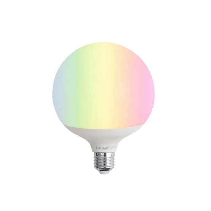 5er-Set Smart E27 LED-Glühbirnen G120 Matt RGBW 9W 806 lm 2700-6500K