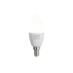 5er-Set Smart E14 LED-Lampen C37 Opal RGBW 4,9W 470 lm 2700-6500K