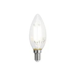 5er-Set Smart E14 LED-Lampen C35 Klar 4.2W 470 lm 2700-6500K