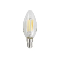 5er-Set Smart E14 LED-Lampen C35 Klar 4.2W 470 lm 2700-6500K